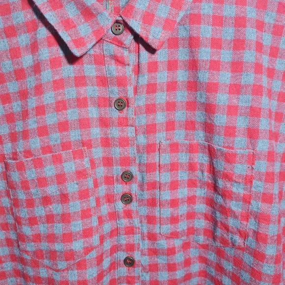 Size- free size, easel yarn dyed check cotton shirt for women - Picture 8 of 12